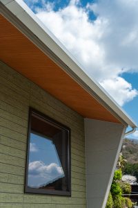 緑と調和するイエ